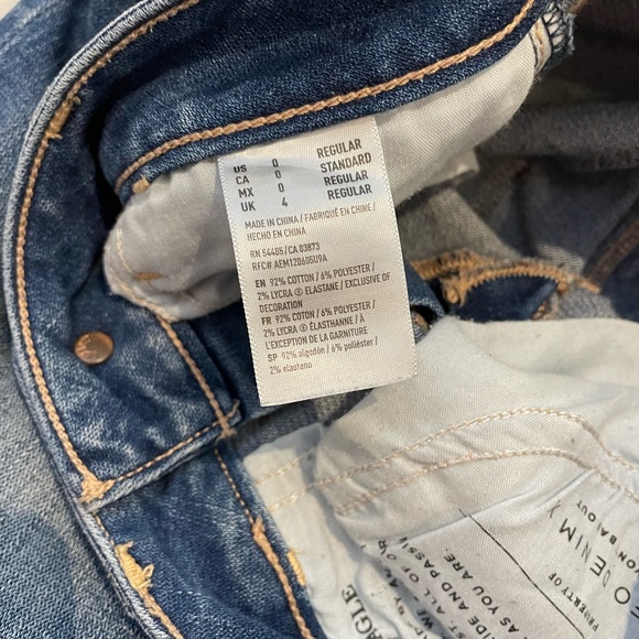 American Eagle Skinny Jeans Size 0 - Picture 4 of 5